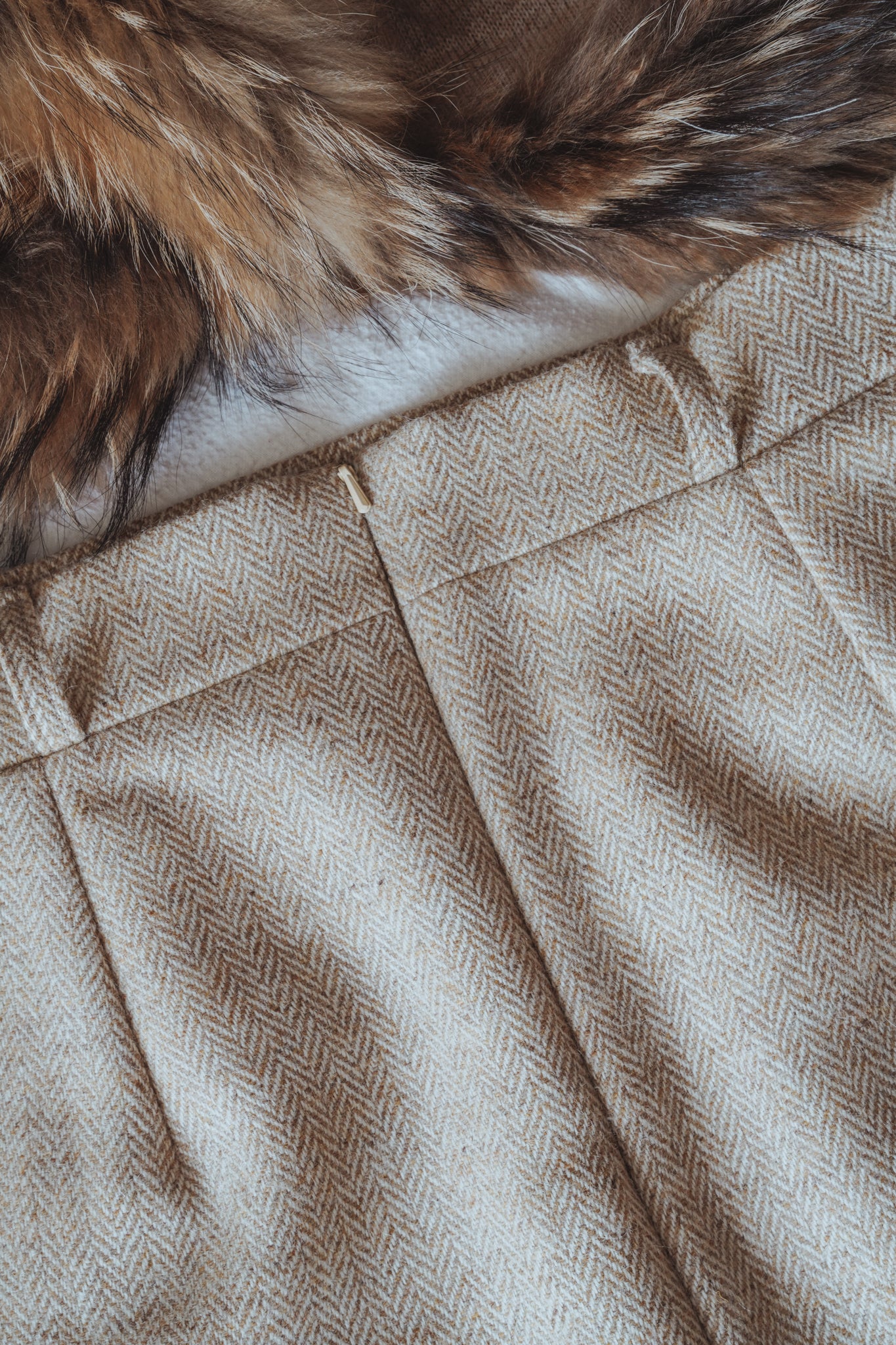 Tweed Skirt - Golden Barley